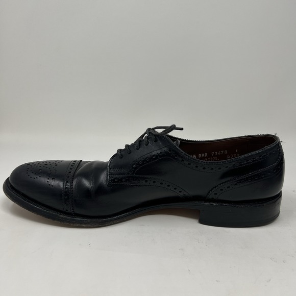Allen Edmonds Men\'s Size 9.5 AAA Sanford Dress Shoes Cap Toe Derby Oxford‎ Black main image 8